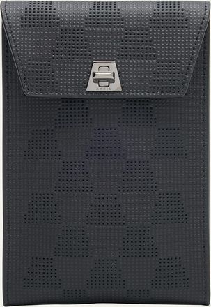 Akris Anouk Lasercut Grid Phone Pouch Bag