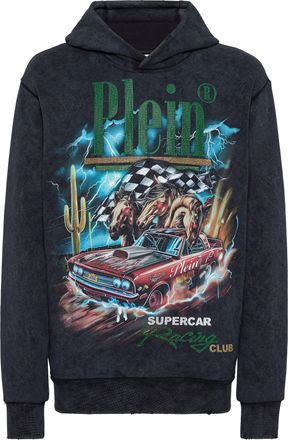 Philipp Plein Sweatshirt Met Capuchon Racing