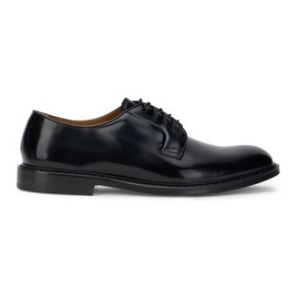 Doucal's Derby Veterschoen - Heren - Nette schoenen - Zwart - 44 EU - Leer - Schoenen
