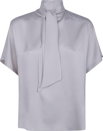 Brunello Cucinelli Shirt Short Sleeves Silky Blouse