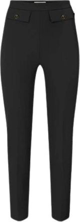 Elisabetta Franchi Mujer, Pantalones, Negro, Talla: L