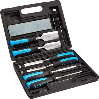 OEM Juego De 8 Cinceles Para Madera Nazalus-sale Con Gu&iacute;a De Afilado, Piedra De Afilar Y Estuche De Almacenamiento Para Carpinter&iacute;a, De 6 Mm A 3,8 Cm