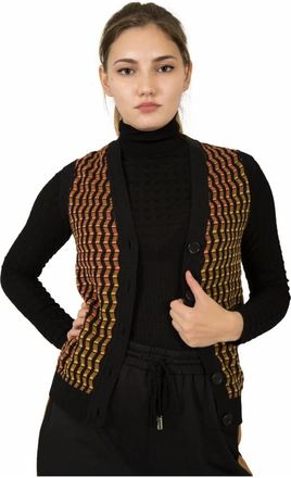 M Missoni Mouwloos gebreide kleding - Dames - Bodywarmers - Bruin - L - Katoen - Jassen