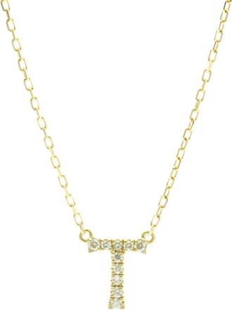 AHKAH Ahkah Initial yellow (18K) Pendant Necklace (Pre-Owned)