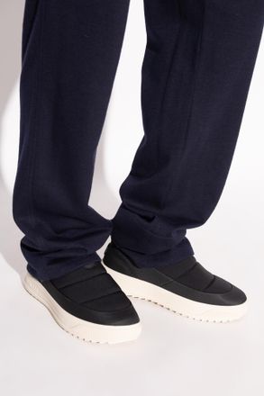 Moncler Sports Shoes With Logo Patch, Mens, Black