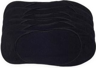 Hue Ultra Low 6-Pack Liner Socks in Black Pack at Nordstrom Rack, Size Small/medium