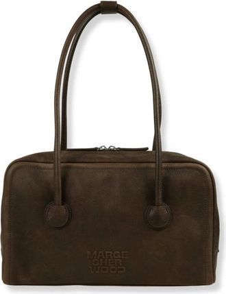 Marge Sherwood Soft Boston EW - Dames - Tassen - Bruin - Maat: ONE Size Zijde