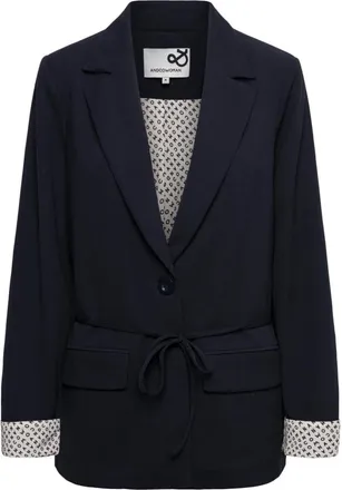 &Co Woman Jassen, Dames, Blauw, L, Polyester, Gina Blazer