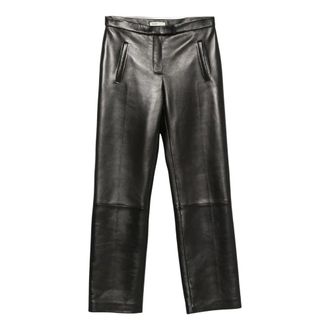 Khaite Miles Pant - Dames - Broeken - Zwart - Maat: S Zijde