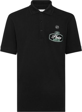 Philipp Plein Polo Shirt Racing - Heren - Polos - Zwart - XL - Katoen - Tops