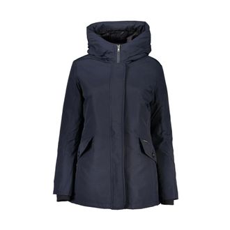 Woolrich Jacket met lange mouwen - Dames - Jassen - Blauw - Maat: XL Katoen