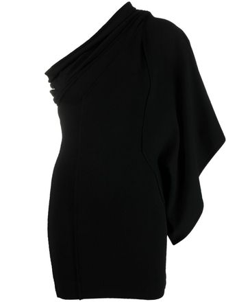 Rick Owens Athena voluminous cold-shoulder dress - Black