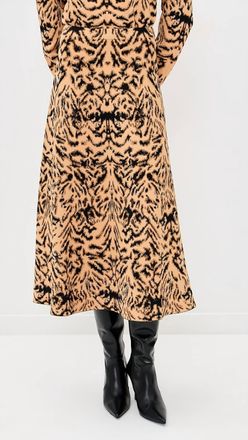 Ulla Johnson Lani Jacquard Knit Skirt In Bengal