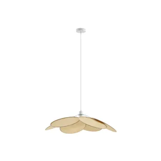 Lindby L&aacute;mpara Colgante astraia En Blanco De Textura, Tela, Tejido, Seda - Lindby