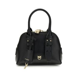 Pinko Handbags, female, Black, Size: ONE SIZE Mini Escape Leather Handbag with Adjustable Strap