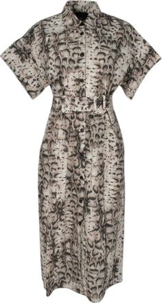 Pinko Pinko, Kleedjes, Dames, Veelkleurig, M, Katoen, Tunic Dress