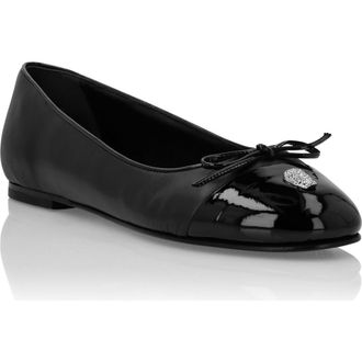 Philipp Plein Ballerinas Skull Women in Black at Nordstrom, Size 37