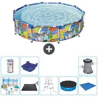 Bestway Piscina Bestway Steel Pro Redonda - Selva - 305x66 Cm - 7-piezas S21638