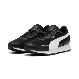 Puma Sneaker PUMA ROAD RIDER LTH, Damen, Gr. 42, schwarz-weiss (puma schwarz, puma wei&szlig;), Textil, unifarben, Schuhe Sneaker