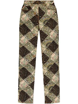 Etro Jeans con stampa paisley - Verde