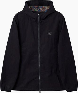 Pretty Green Mens Pretty Green Feltham Hooded Black Jacket - Size: 38/Regular