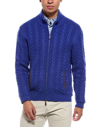 N.Peal N. PEAL Richmond Cable 100% Cashmere Cardigan