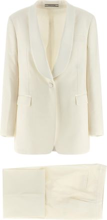 Tagliatore Virgin Wool Two-Piece Womens Suit