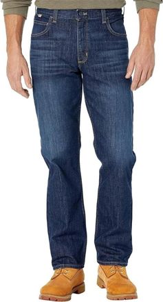 Carhartt Work in Progress FR Rugged Flex Straight Jeans Mens Midnight Indigo Denim GBO3038