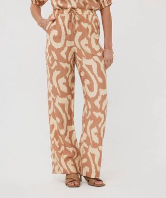 Esqualo Toma Wide Leg Trousers In Solar Swing