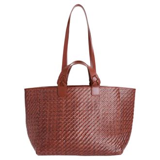 Ibeliv Elmio Borsa a Mano Intrecciata - - Bags - Donna - Marrone - ONE SIZE
