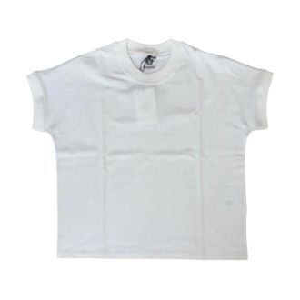 Versace Tops, Heren, Wit, L, Katoen, Medusa Katoenen T-shirt