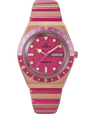 Timex Q Reissue Womens Multicolour Watch TW2W41000 Stainless Steel - One Size