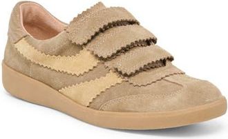 Dolce Vita Merit Leather Velcro Sneaker in Taupe Multi Leather at Nordstrom, Size 5.5