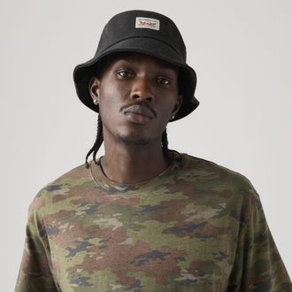 Levi's Strauss Bucket Hat - Mens - L - Black