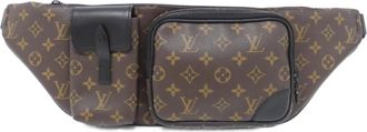 Louis Vuitton Marron Coated Canvas Shoulder Bag (Pre-Owned)