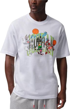 Nike Jordan Air Jordan Brooklyn Space Jam Graphic T-Shirt White IX4739-100