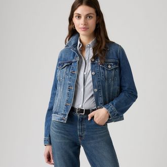 Levi's Original Trucker Jacket - Womens - XL - Medium Wash / Trial Case