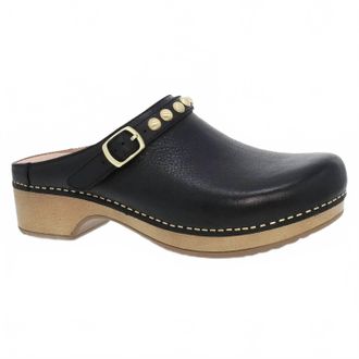 Dansko Womens Britton Tumbled Mule In Black