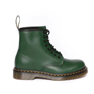 Dr. Martens Schoenen, Dames, Groen, 36 EU, Leer, 1460 Veterlaarzen met Veters