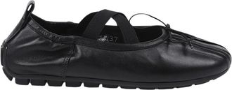 Simone Rocha Schoenen, Dames, Zwart, 36 EU, Leer, Ballerina Grip