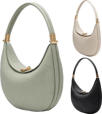 Generic Crescent Bags For Women - Shoulder Handbags For Women - Crescent Clutch Bag Purse | Half Moon Trendy Tote Handbag PU Leather Purse Fashion Accessories