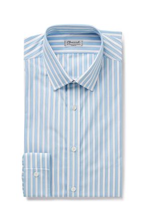 Charvet Striped Cotton-Poplin Shirt