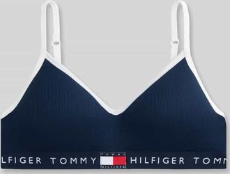 Tommy Hilfiger BH mit Logo Bund Modell RIB BRALETTE LIFT in Dunkelblau, Gr&ouml;&szlig;e XS