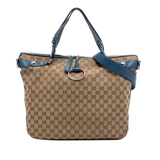 Gucci Pre-owned Gucci Large GG Canvas Icon Bit Satchel Ladies 4YNJK5QRD5WZQSA2