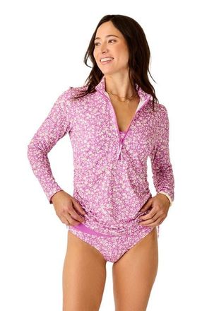 Carve Designs Cruz Rashguard in Fleur at Nordstrom, Size X-Small