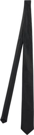 Sandro Oversize leather tie in Black at Nordstrom