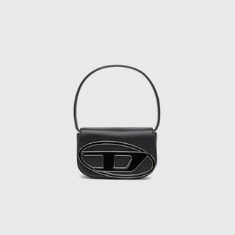 Diesel 1DR-Iconic shoulder bag in nappa leather - Shoulder Bags - Woman - Black