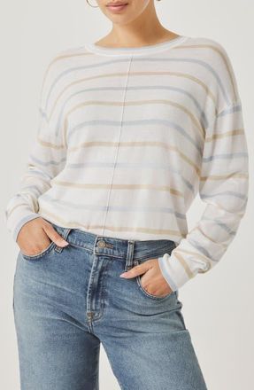 Splendid Finn Stripe Sweater in White/Multi at Nordstrom, Size X-Small