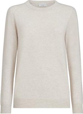 Brunello Cucinelli Cashmere sweater in Oyster at Nordstrom, Size Xx-Large Eu