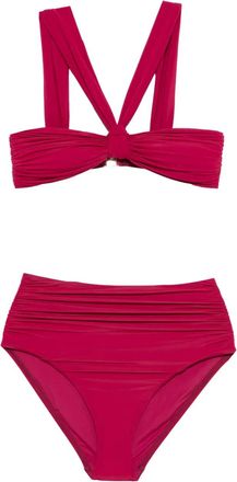 Zimmermann Bikini met ruches - Roze